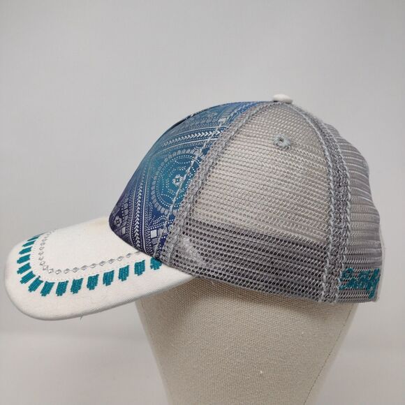 Catchfly Starpback Trucker Hat Multicolor OSFA Adjustable Mesh Back Distressed - Picture 3 of 8